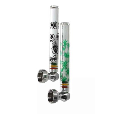 Champ High Cosmos & Leaf Glass Pipe 9cm
